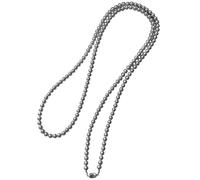 Collier de perles pour femme, style superposé opulent, sans nickel, chic et riche pour les célébrations et les rassemblements, gris, 0,2 de diamètre des perles et longueur totale de 47,2 cm