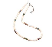 Collier De Perles Pour Homme, Ras Du Cou Coloré En Perles Bohème, Pierre Naturelle, Colliers De Plage Pour Surfeurs, Pour Hommes Et Femmes, Fait À La Main, Brin De Cristal De Guérison, Bijoux Ca