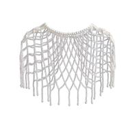 Collier de perles tendance avec chaîne de corps, châle et chaînes pour afficher votre style avec cet accessoire unique et luxueux avec motif de perles en grille