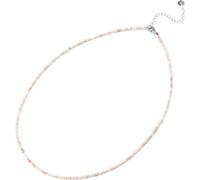 Collier de pierres minérales pour femme avec opale rose POL-N10/47L.