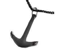 Collier de Pirate d'accessoires pour Hommes pour Hommes et Femmes, Pirates de Charme Vintage du Collier des Caraïbes Jack Sparrow's Skull Pendant Collier Bijoux, Hollow Out Rudder Pendant