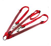 Collier de Plastron de Cheval à LED, Harnais de Cheval Lumineux à LED pour L'équitation de Nuit (Rouge)