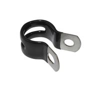 Collier de porte-bagage - P2R - Alu noir - Diamètre 16mm - Sachet de 10 pièces - Fixation