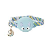 Collier de Porte-Tracker Animal de Compagnie réfléchissant avec Une Cloche Chat de Chien réglable pour Le Cou de Chat pour airtag Accessoires de Recherche GPS Vert Clair S