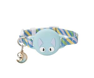 Collier de Porte-Tracker Animal de Compagnie réfléchissant avec Une Cloche Chat de Chien réglable pour Le Cou de Chat pour airtag Accessoires de Recherche GPS Vert Clair S
