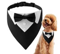 Collier de pour Chien - Collier Bandana de Mariage pour Chien | Excellente Fabrication avec nœud Papillon pour Animaux de Compagnie | Écharpe pour Chiens pour Mariages, fêtes