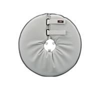 Trixie Collier de protection pour chien caoutchouc mousse gris Taille S 30-34 cm / 19,5 cm