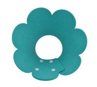 Collier De Protection pour Chat Et Chien, Collerette Chat Anti Léchage Réglable, Colerette en Feutre Doux pour Animaux À La Maison Ou chez Le Vétérinaire (Bleu,M)