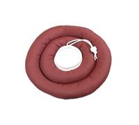 Collier de protection pour chien et chat - Collier élisabéthain réglable - Anneau souple - Guérison des plaies - Anti-rayures - Anti-léchage - Rouge vin, XL