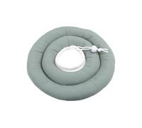 Collier de protection pour chien et chat - Collier élisabéthain réglable - Anneau souple - Guérison des plaies - Anti-rayures - Anti-léchage - Vert - Taille S