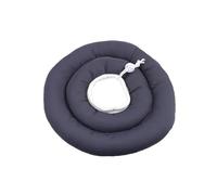 Collier de protection pour chien et chat - Collier élisabéthain réglable - Anneau souple - Guérison des plaies - Anti-rayures - Anti-léchage - Gris foncé, taille L