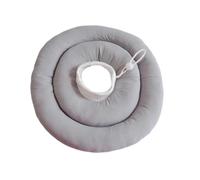 Collier de protection pour chien et chat - Collier élisabéthain réglable - Anneau souple - Guérison des plaies - Anti-rayures - Anti-léchage - Gris - Taille XL