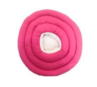 Collier de protection pour chien et chat - Collier élisabéthain réglable - Anneau souple - Guérison des plaies - Anti-rayures - Anti-léchage - Rose - Taille S