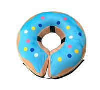 Collier de protection pour chien pour protection des plaies cervicales, Elizabethane gonflable pour chiens et chats Accessoire de récupération du cou Antibite Prévention des morsures Accessoire de