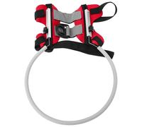 Collier de Protection pour Chien Rouge Réglable, Aveugle en Polyester | Guidage sans Effort, Point D’attache pour Laisse, Port Confortable, pour Petites Races et Sorties