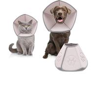 Collier de protection réglable en forme de cône pour chien et chat après chirurgie pour empêcher les animaux de se lécher les morsures et de toucher les plaies (XS)
