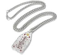 Collier de protection taoïste, pendentif amulette Feng Shui pour la chance et la richesse, bijou spirituel fait main et béni, talisman pour la guérison énergétique, la paix et l'énergie positive (#B)
