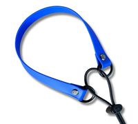 Collier de rechange étanche pour chien - Pour clôture invisible - Élastique facile à mettre (1,9 cm de large, bleu)