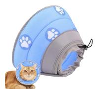 Collier de récupération d'animaux réglable - Cône de Chat Doux, Anti-lèche et Protecteur de la blessure | Collier de cône Respirant pour Les Chiens et Les Chats, Une Aide à la Confortable