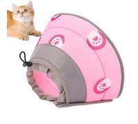 Collier de récupération d'animaux réglable - Cône de Chat Doux, Anti-lèche et Protecteur de la blessure | Collier de cône Respirant pour Les Chiens et Les Chats, Une Aide à la Confortable