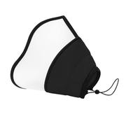 Collier De Récupération Pour Animaux De Compagnie Anti-Léchage Anti-Rayures Pour Chien Chat Le Noir L