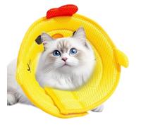 Collier de récupération pour animaux de compagnie - Conception confortable avec bords doux, système de réglage du cou réglable, structure de protection légère, barrière flexible contre les plaies | Co