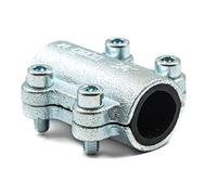 Collier de Réparation 1/2" - Fonte Malléable - DVGW - Raccord Étanche pour Acier - Eau Chauffage