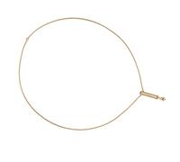 Collier De Respiration À La Mode, Collier Anti-Anxiété, Collier De Méditation À La Mode Soulager La Pression En Acier Inoxydable Détendre Les Muscles Pour Les Amis Pour Le Déjeuner (Or)
