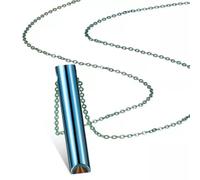 Collier de Respiration consciente Anapana Collier de soulagement de l'anxiété pour Hommes-Bleu