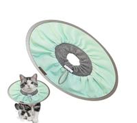 Collier de rétablissement pour Chien Collerette cône protectrice légère | Collier Élisabéthain Protecteur Confort Récupération Pour Plaies, Post-Op, Anti-Démangeaisons, Protection Peau Vert clair M.
