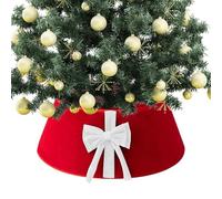 Collier de sapin de Noël - Décoration de vacances festive, couverture rustique, affichage de sol propre, support facile à assembler, accessoire de décoration saisonnier, décoration de Noël pour salon