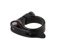 Collier de selle de vélo en alliage d'aluminium, libération rapide 31,8 mm/34,9 mm, collier de selle CNC léger pour tiges de 27,2 à 31,6 mm, noir (TS33-34,9 mm)