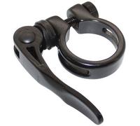 Collier de selle vélo noir à blocage rapide ( Noir / 31.8 mm )