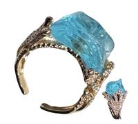 Collier De Serment Océan Pour Femmes, Collier De Vague Océan Collier Sur Le Thème De L'océan | Collier Wave Blue | Bijoux D'océan Inspirants Significatifs, Bijoux De Vagues Océaniques Collier De, Se