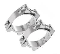 Collier de Serrage 2 Têtes 30-40mm Réparation Échappement Collier | Acier inoxydable, double tÃªte, plage 30-40mm, anti-fuite, rÃ©paration Ã©chappement, robuste(30-40mm)