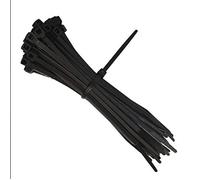 Collier de Serrage 200 mm x 2,5 mm, Attache Câble, Serre Câbles Nylon, Colliers Serre-Cable 200mm, le noir, Lot de 200 Pièces