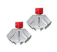 Collier de serrage à angle droit en acier inoxydable soutenant l'alignement de précision dans le soudage de menuiserie en bois et les travaux de production de petits lots (B)