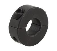 Collier de serrage à double anneau fixe avec diamètre de 12 mm à 40 mm, design en deux parties offrant un serrage ferme pour arbres durs et flexibles (16 mm)