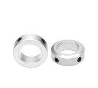Collier de serrage à double fente, Aluminum Steel Split Shaft Collar Screw Stop Retaining Ring ID 6mm-50mm(SOH20 20x32x12mm)