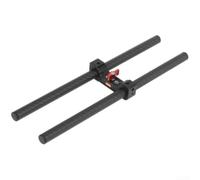 Collier de serrage à double trou de 15 mm avec bouton de libération rapide pour appareil photo reflex numérique sur diapositives en aluminium et fibre de carbone