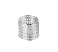 Collier de serrage à rotule réglable en acier inoxydable 20-50 mm et 50-120, kit 5 soufflets cardan pour arbre transmission(20-50mm5PCS)