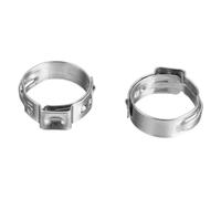 Collier de serrage à une oreille, Lot de 10 colliers de serrage à oreille en acier inoxydable, 7-14 mm, sertissage à anneau, colliers de serrage à oreille, outils manuels(7mm)