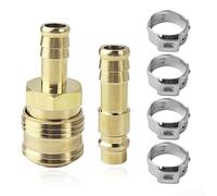 Collier de serrage auto-serrant pour compresseur d'air - Connecteur de tuyau de 10 mm pour une utilisation avec des outils pneumatiques et des tuyaux d'air offrant un fonctionnement stable