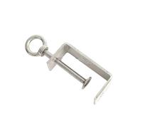 Collier de serrage carré réglable en acier inoxydable 304 avec anneau de traction multifonction, 1 clip de support robuste pour projets de bricolage
