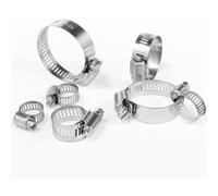 Collier de Serrage, Collier en Acier Inoxydable, Lot de 10 Colliers de Serrage réglables en Fer galvanisé for Conduite de Carburant, 8 mm, 32, 44 mm