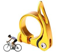 Collier de serrage de selle de vélo, collier de serrage de tige de selle - Pince de tige de ergonomique en d'aluminium - Accessoire de cyclisme polyvalent pour les voyages, les déplacements domi