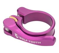 Collier de serrage de tige de selle d gagement rapide Wolf Tooth - 38,6 mm, violet