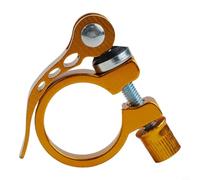 Collier de serrage de tige de selle pour vélo, 31,8 mm de diamètre en alliage d'aluminium, finition oxydée résistante à la rouille, léger 50 g, installation facile sans outil pour cyclistes et