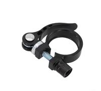 Collier de serrage de tige de selle pour vélo, 31,8 mm de diamètre en alliage d'aluminium, finition oxydée résistante à la rouille, léger 50 g, installation facile sans outil pour cyclistes et