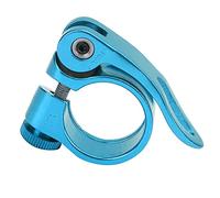 Collier de serrage de tige de selle robuste de 28,6 mm en alliage d'aluminium pour vélo (Bleue)